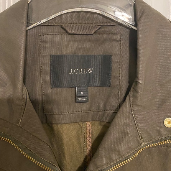 J. Crew Resin-Coated Twill Field Jacket - Picture 3 of 8
